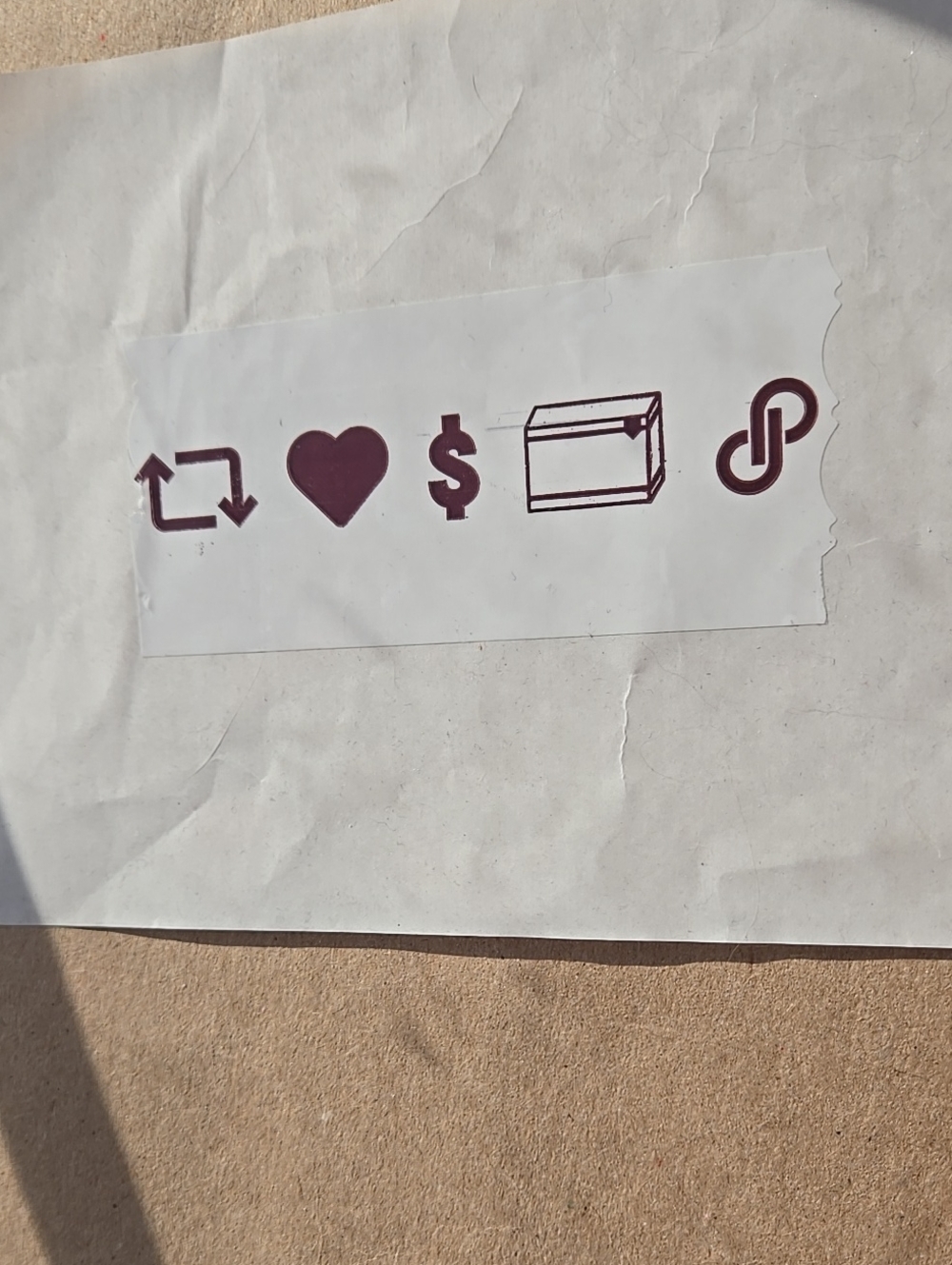 Poshmark Branded sticker As Seen